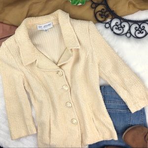 ST. JOHN COLLECTION Textured Blazer Size 6